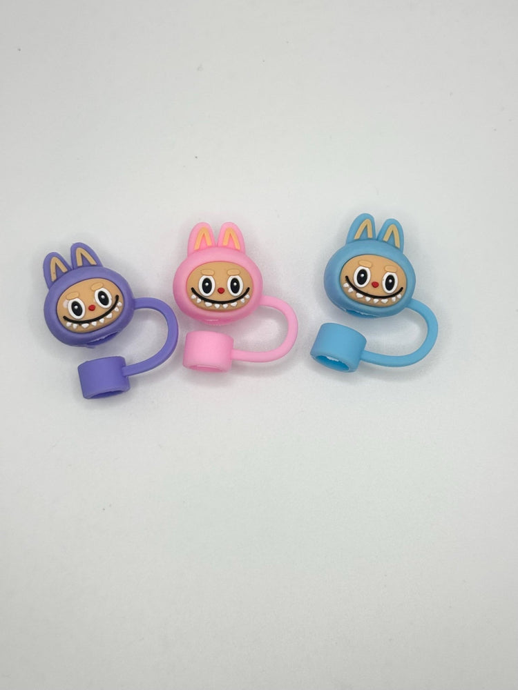 Monster Head Straw Charm – Cute Drink Buddy Accessory - Pip & Purlie