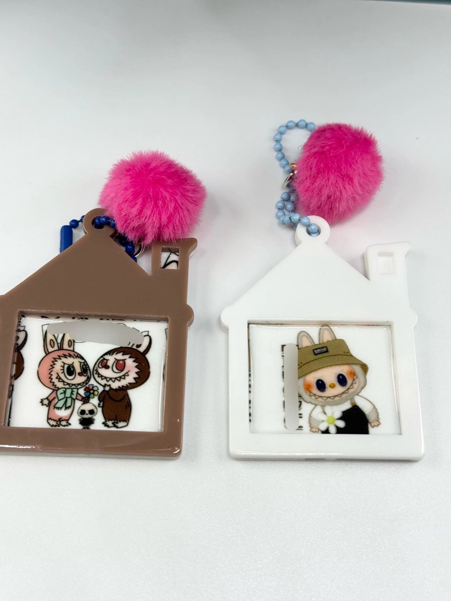 Monster House Shaped Keychain | Cute Character Bag Charm | Kawaii Gift - Pip & Purlie