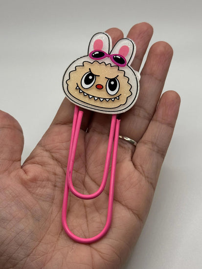 Monster Jumbo Paper Clips: Colorful Resin Charms - Pip & Purlie