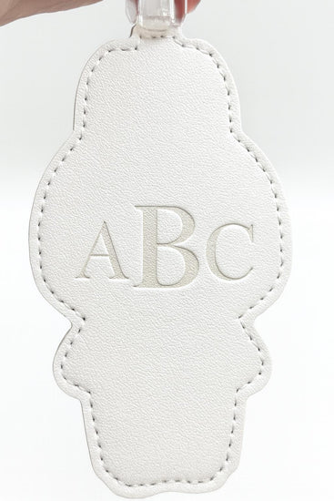 Monster Luggage Tag: Personalized Travel Monogram, 5x2 Inches - Pip & Purlie