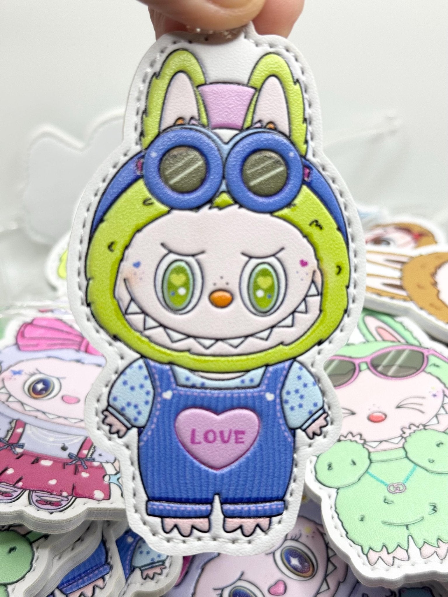 Monster Luggage Tag: Personalized Travel Monogram, 5x2 Inches - Pip & Purlie