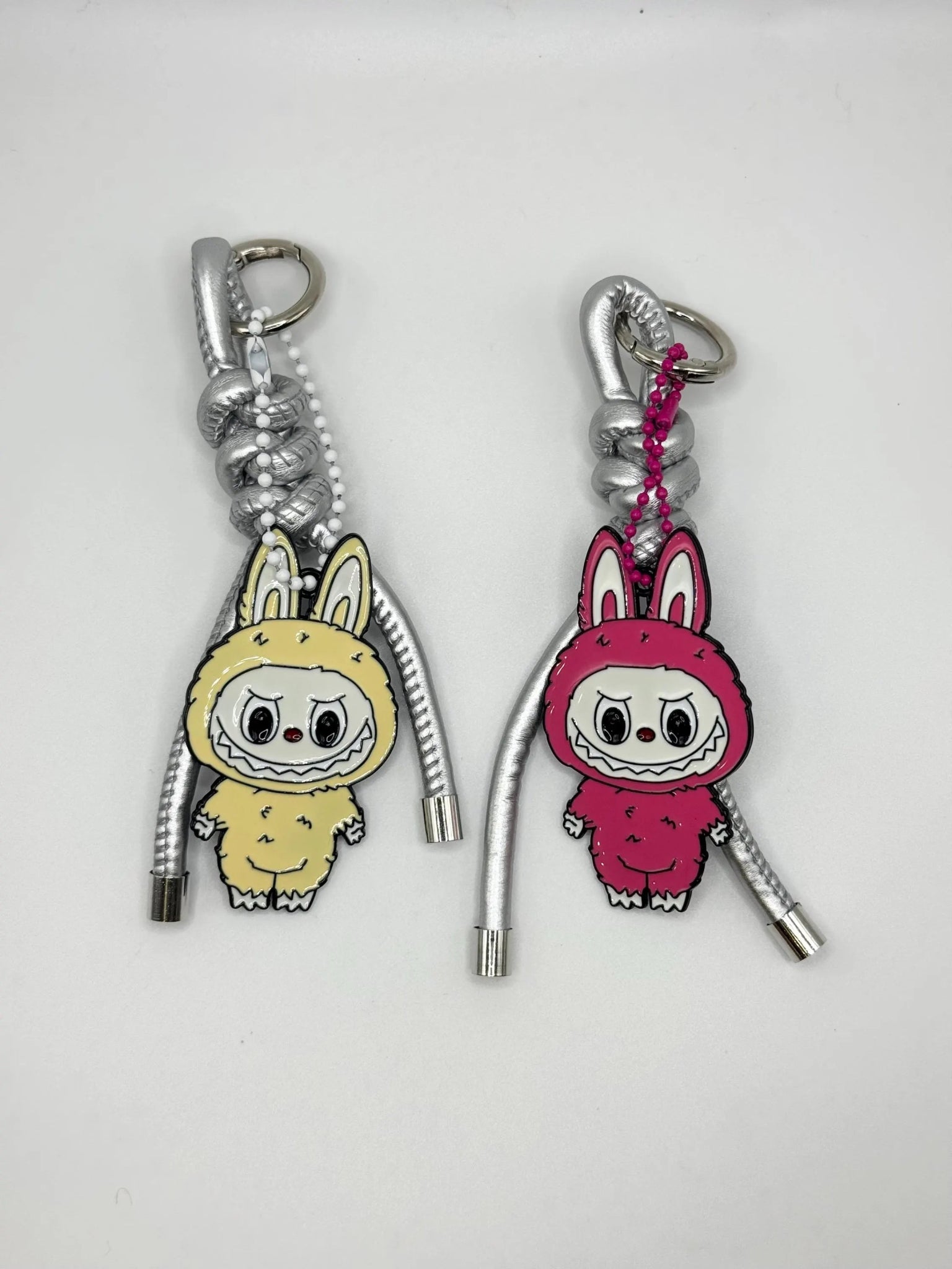 Monster Metal Full Body Bag Charm – Faux Leather Cord Accessory - Pip & Purlie