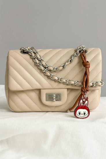 Monster Metal Head Bag Charm – Faux Leather Cord Accessory - Pip & Purlie