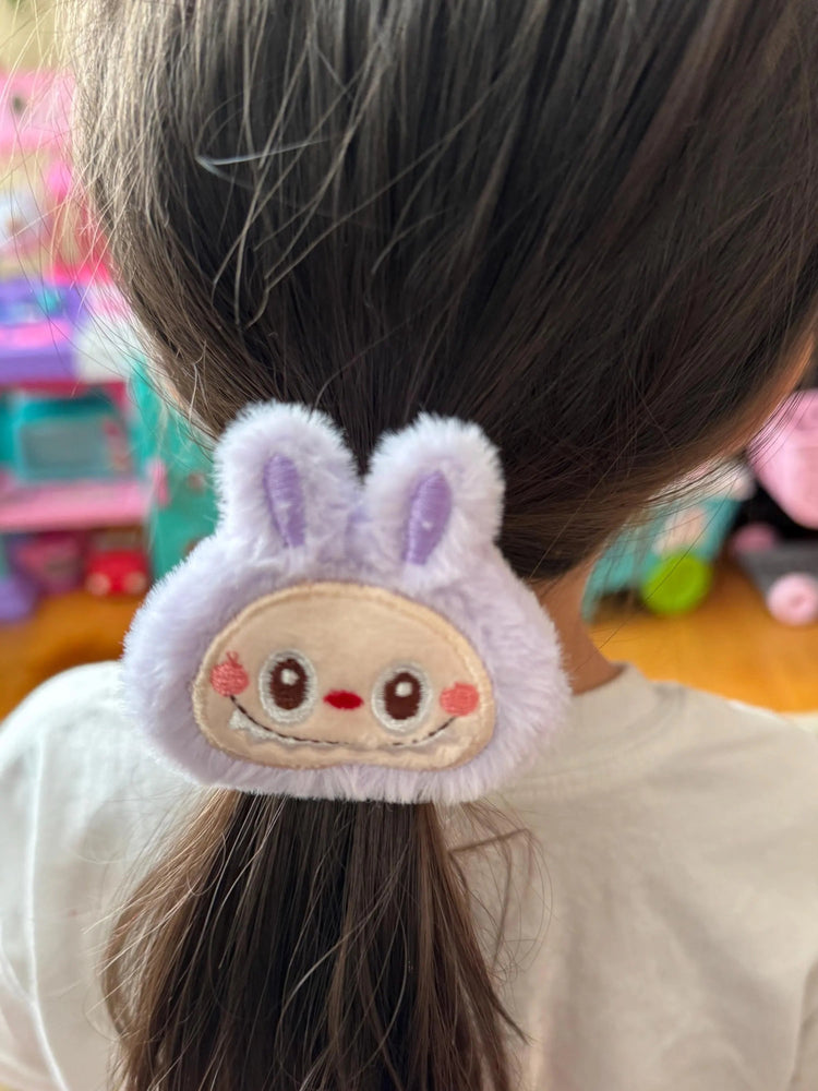 Monster Plushy Hair Ties – Soft Elastic Bands, Colors Vary - Pip & Purlie