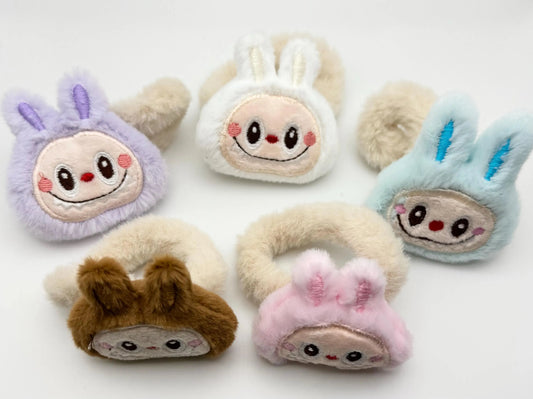 Monster Plushy Hair Ties – Soft Elastic Bands, Colors Vary - Pip & Purlie