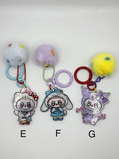 Monster Shaker Keychain | Cute Characters Bag Charm - Limited Quantity! - Pip & Purlie