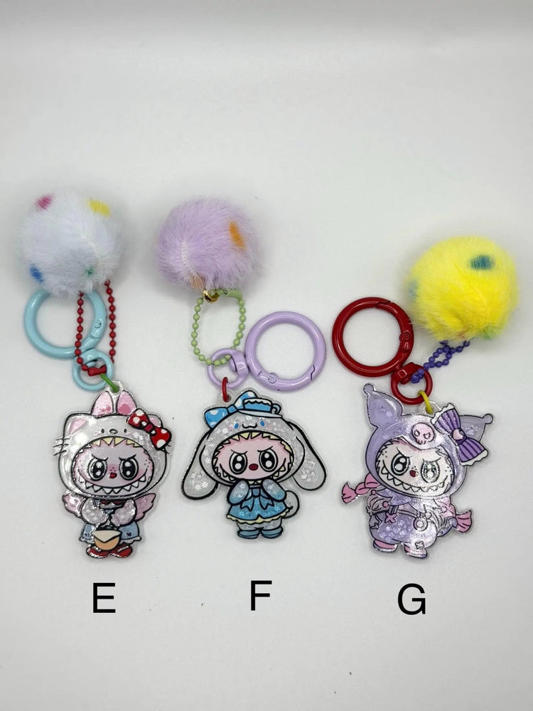 Monster Shaker Keychain | Cute Characters Bag Charm - Limited Quantity! - Pip & Purlie