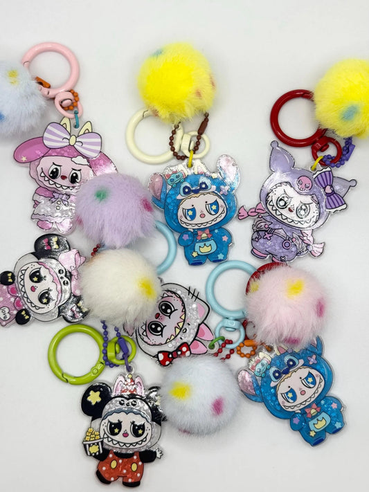 Monster Shaker Keychain | Cute Characters Bag Charm - Limited Quantity! - Pip & Purlie