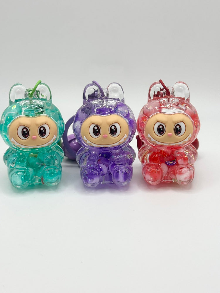 Monster Shaker Keychain – Snow Globe Style Charm - Pip & Purlie
