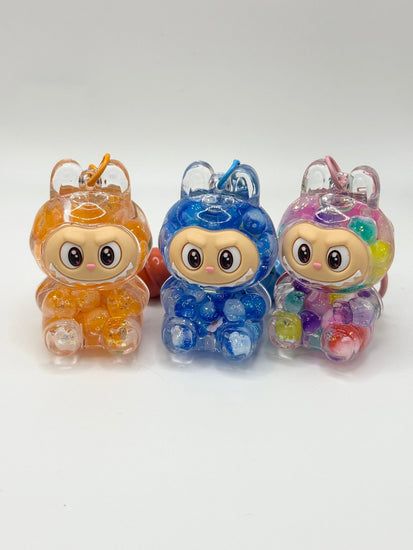 Monster Shaker Keychain – Snow Globe Style Charm - Pip & Purlie