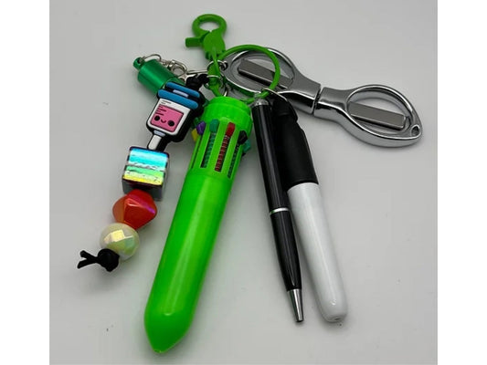 Nurse Pen Tool Set: Multicolored Pen, Scissors, Flashlight & Marker - Pip & Purlie