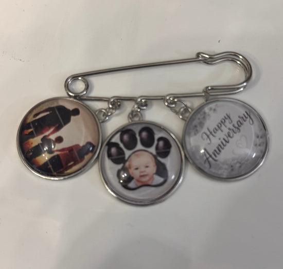 Personalized Memory Charm Pin ✨ - Pip & Purlie