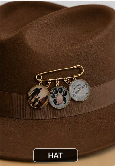 Personalized Memory Charm Pin ✨ - Pip & Purlie