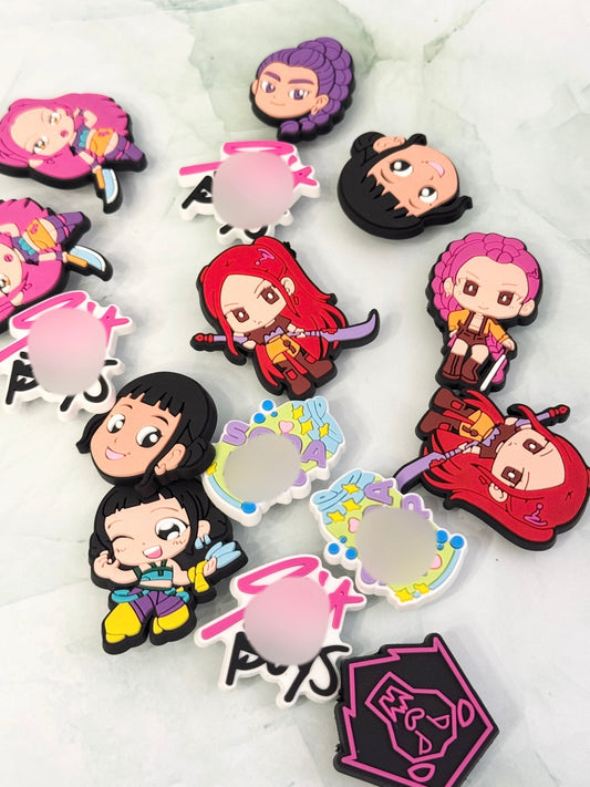 Pop Idol Guardian Shoe Charms (5 - Pack) - Pip & Purlie