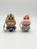 Sitting Monster Rubber Keychain: Kawaii Key Ring - Pip & Purlie