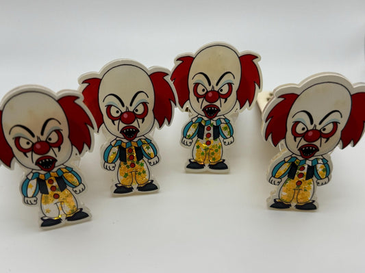 Spooky Clown Bookmark - Creepy Horror Bookmark - Perfect for Horror Books & Halloween Party Favors - Pip & Purlie