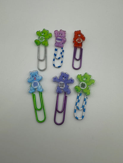 Swear Bears Naughty Paper Clips - Fun Office Supplies - 10 pieces - Pip & Purlie