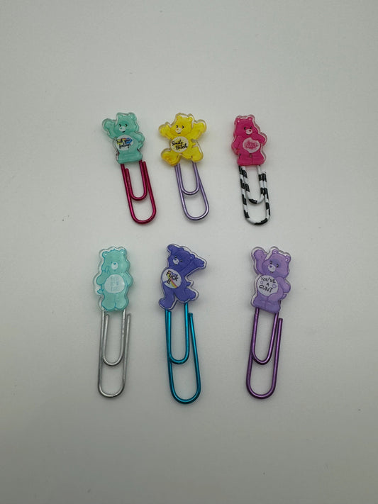Swear Bears Naughty Paper Clips - Fun Office Supplies - 10 pieces - Pip & Purlie
