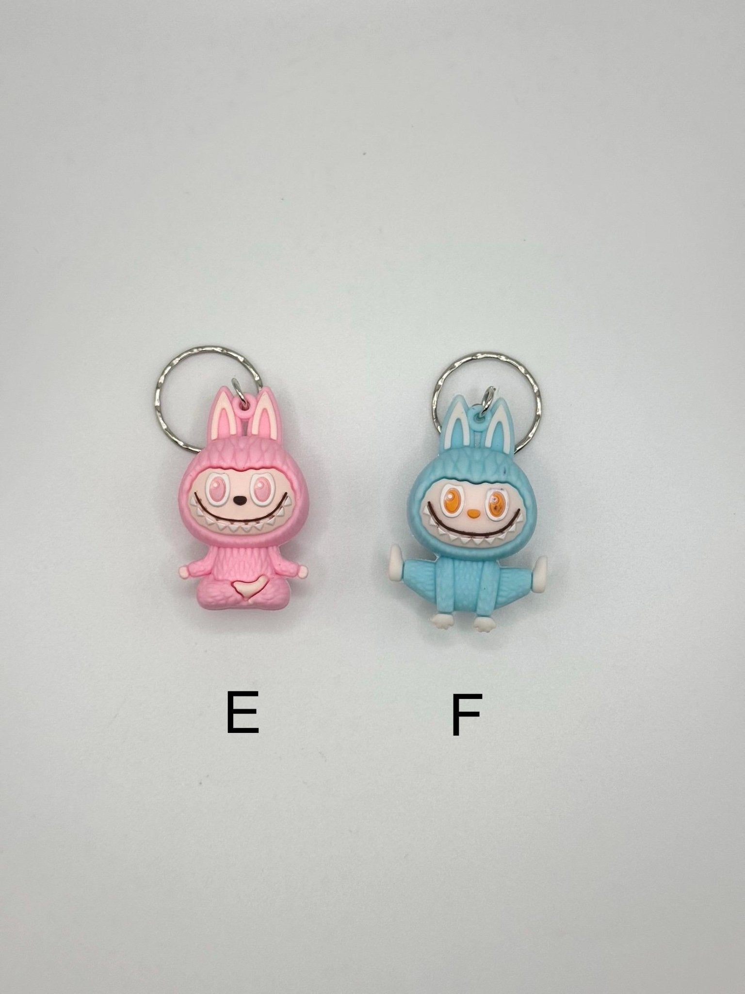 Yoga Monster Keychain: Kawaii Key Ring - Pip & Purlie